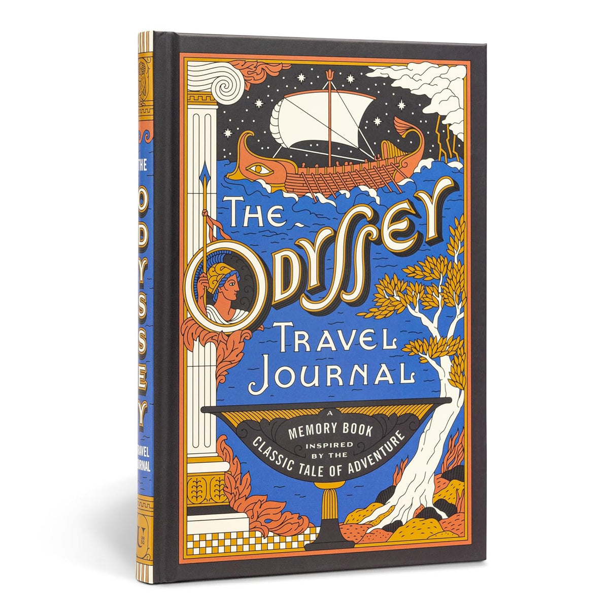 The Odyssey, one of the world’s first recorded and greatest adventure tales, has everything one could ask for when you set out on a trip: romance, danger, excitement, treasures, historic locales, unexpected pit stops, good food and hospitality, new friends, and long-awaited reunions. This deluxe travel journal uses perfectly curated quotes from Samuel Butler’s 19th century translation of the epic poem as a jumping-off point for introspective travel journaling.